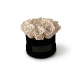 Preserved Roses Round Box With A Signature Giant Rose