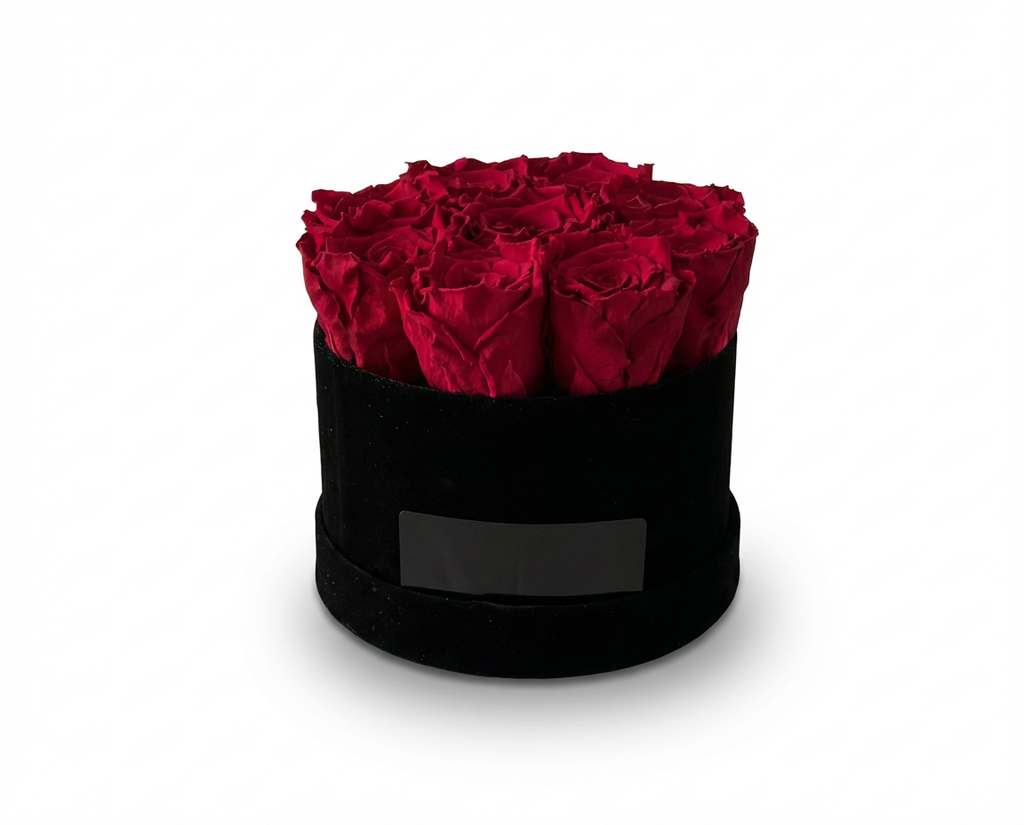 Preserved Roses Round Box – Medium